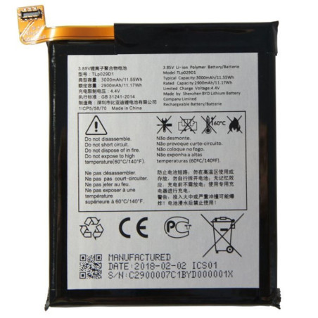 BATTERY ALCATEL TLP029D1 3X 4CAM