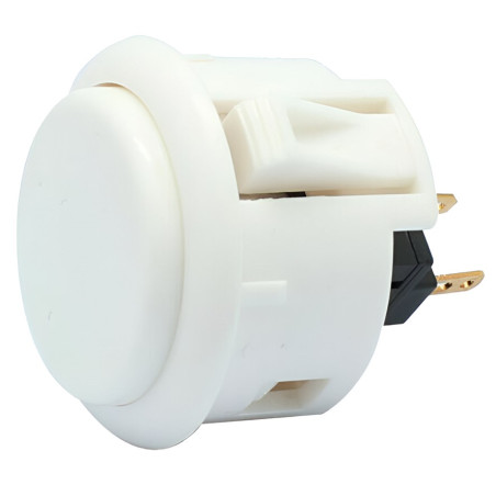 ARCADE BUTTON 23MM WHITE