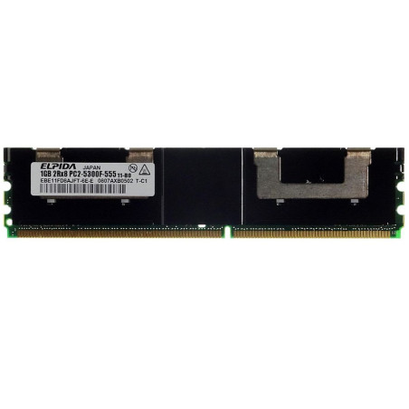 MEMORIA RAM ELPIDA 1GB 2RX8 PC2-5300F-555 11-B0