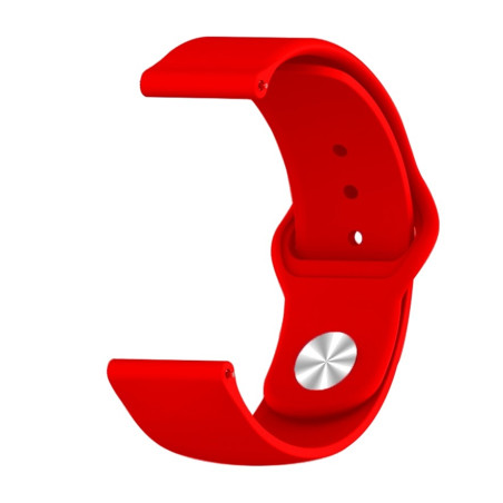 WATCHBAND 22MM RED