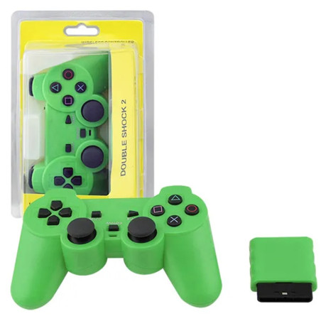 WIRELESS CONTROLLER PS2 GREEN
