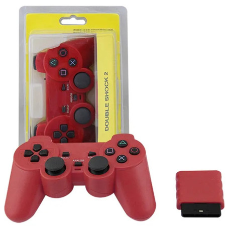 WIRELESS CONTROLLER PS2 RED