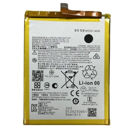 BATTERY MOTOROLA ND40 EDGE 30