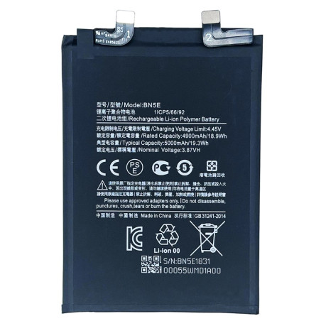 BATTERY XIAOMI BN5E XIAOMI REDMI NOTE 11 PRO 5G