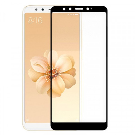 CRISTAL TEMPLADO XIAOMI MI A2 NEGRO
