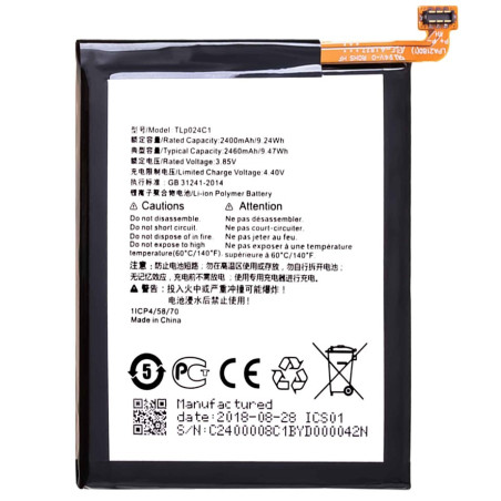 BATTERY ALCATEL TLP024C7 1C  2019  / 1V  2019 