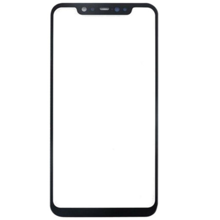 FRONT GLASS XIAOMI MI 8 BLACK