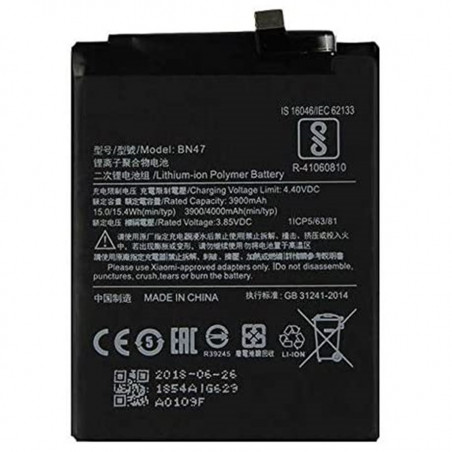 BATTERY XIAOMI BN47 MI A2 LITE