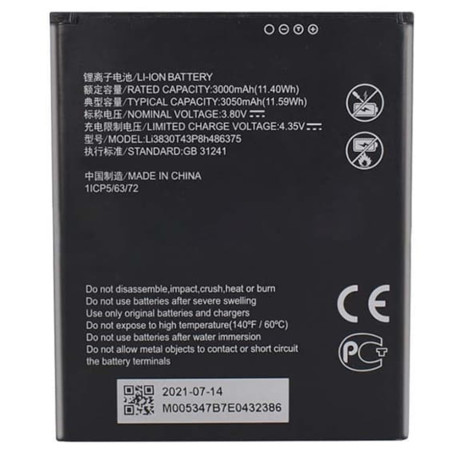 BATTERY ZTE Li3830T43P8H486375 ZTE BLADE A31 /PLUS