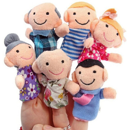 MARIONETAS DEDOS 6 PCS