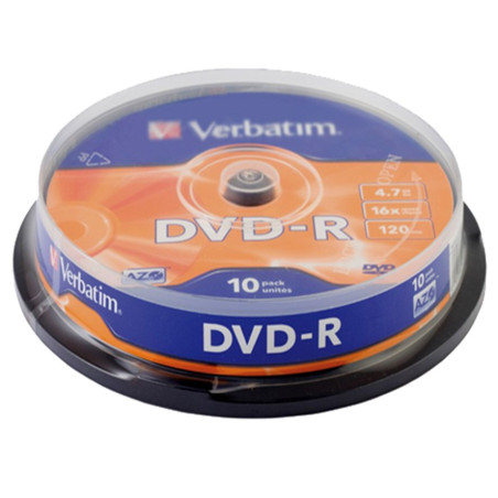 DVD-R 4 7GB VERBATIM  TARRINA 10 