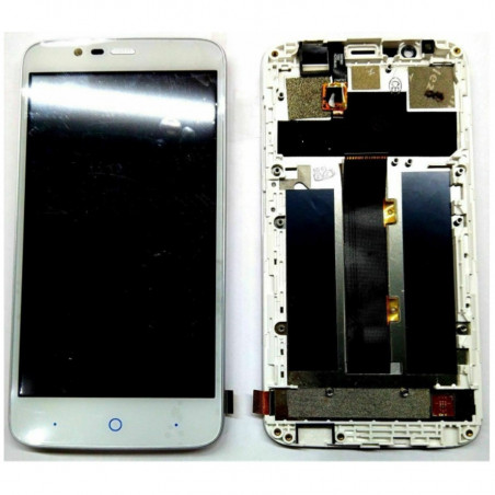 LCD ZTE BLADE A310 WHITE  WITH FRAME 