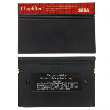 JUEGO MASTER SYSTEM CHOPLIFTER