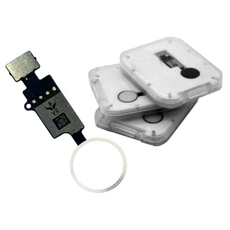 HOME BUTTON V3  WITH FUNCTIONS IPHONE 7 / 8 SILVER