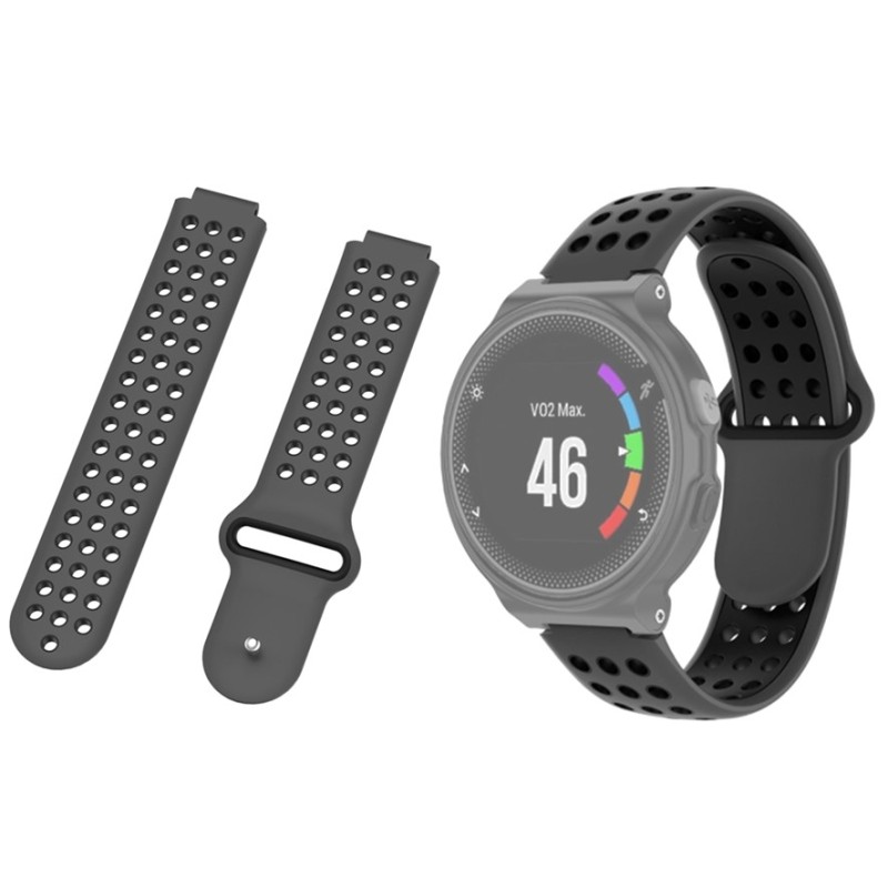 WATCHBAND GARMIN FORERUNNER 235 GRAY BLACK