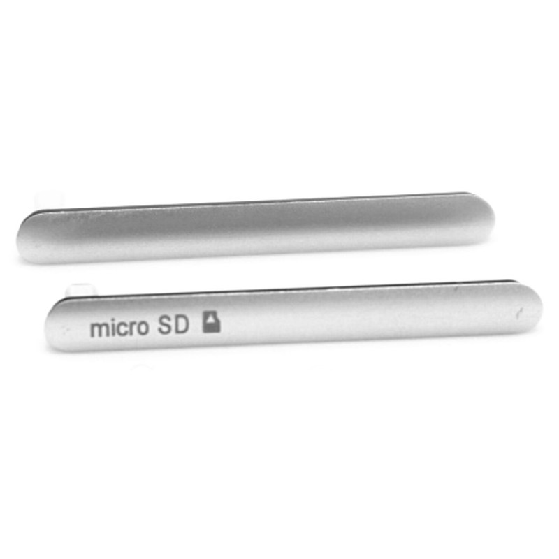 COVER SIM & USB SONY XPERIA Z3 DUAL SILVER