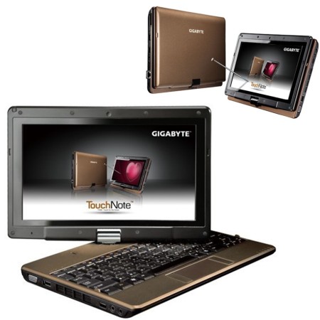 Gigabyte TouchNote T1028 Intel Atom N280 2GB 160GB