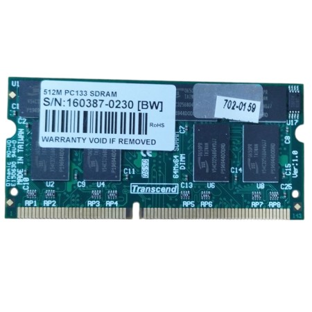 RAM TRANSCEND SDRAM 512MB 