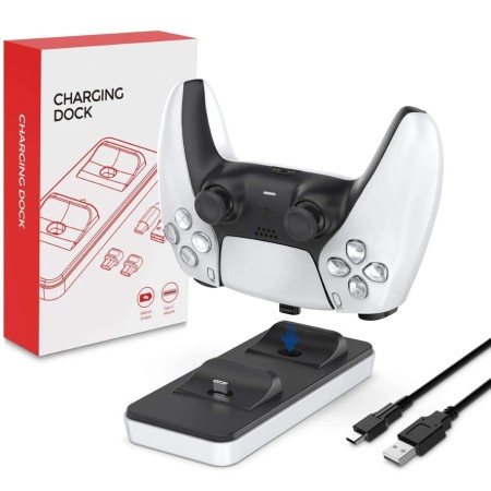 DOUBLE CHARGE DOCK USB PS5 CONTROLLER INNOAURA