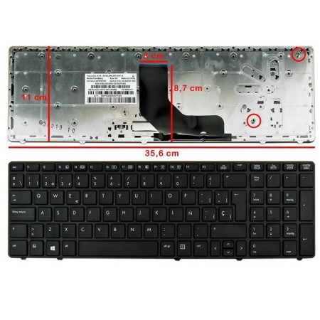 Teclado HP ProBook 6560b