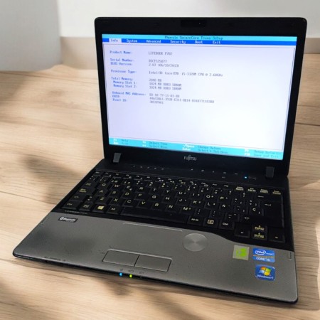 Fujitsu LifeBook P702 / i5-3320M / 2GB / NO HDD