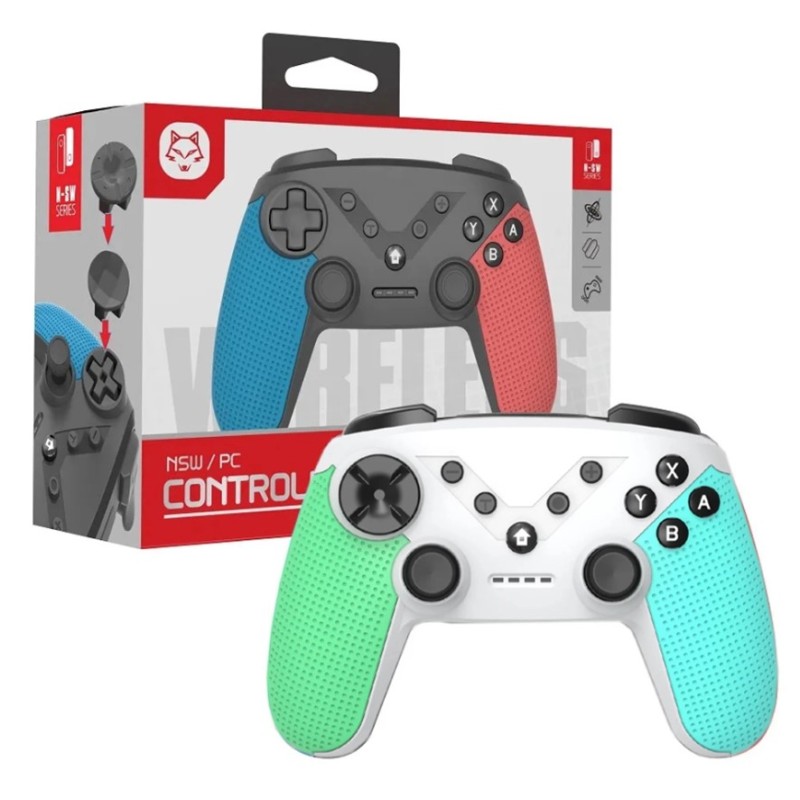 CONTROLLER BT NINTENDO SWITCH BLUE/GREEN HS-SW505W