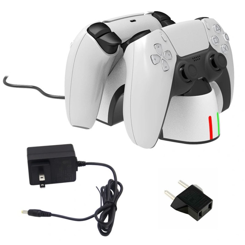DOUBLE CHARGE DOCK WITH CHARGE US PS5 CONTROLLER