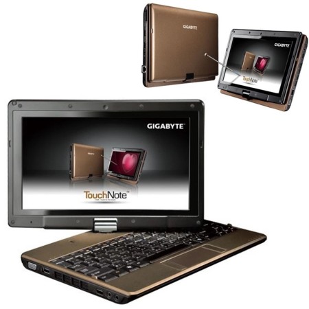 Gigabyte TouchNote T1028 10 1  Atom N280 2GB 250GB