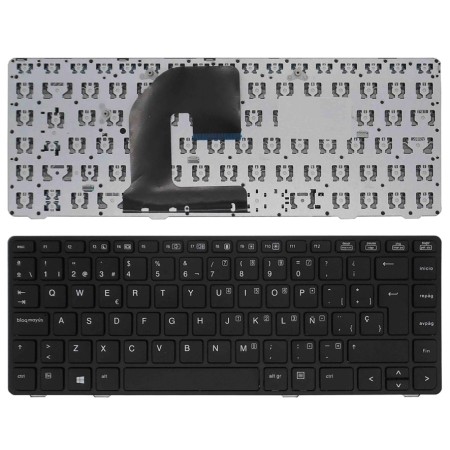 Teclado HP EliteBook 8460p negro  sin pointstick 