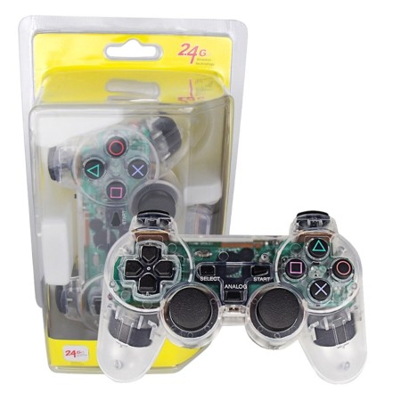 WIRELESS CONTROLLER PS2 CLEAR