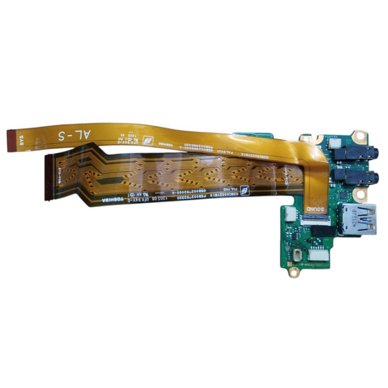 Placa conector audio y USB 3 Toshiba Portege R830