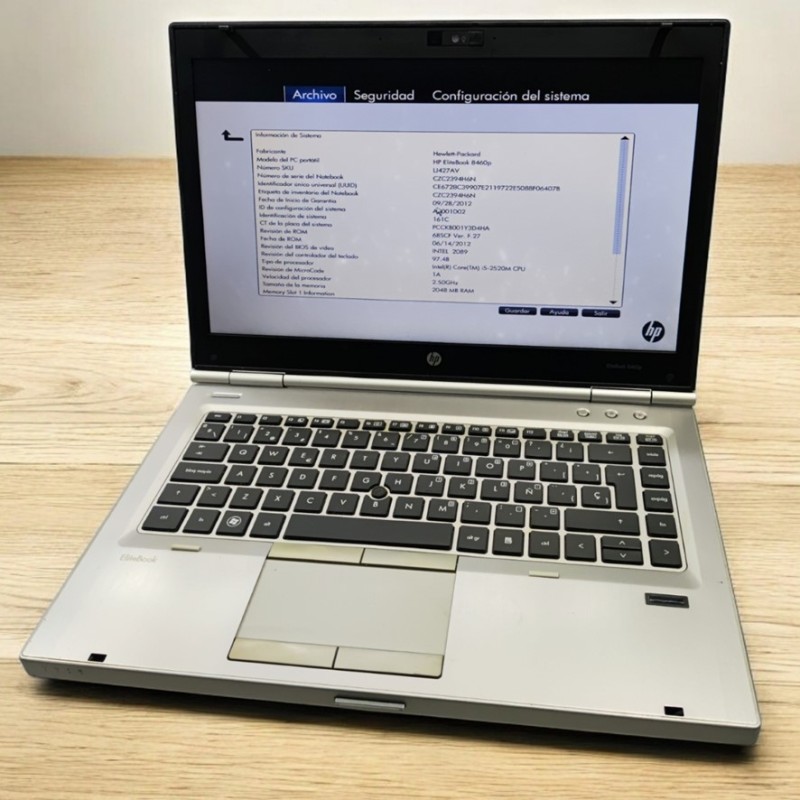 HP EliteBook 8460p 14  i5-2520M NO RAM / NO HDD