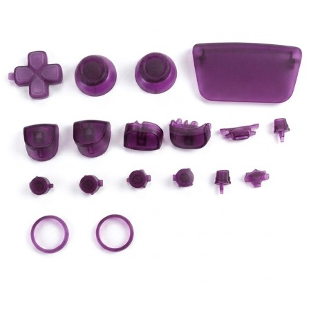 FULL BUTTONS PS5 V2 BDM-020 CLEAR PURPLE