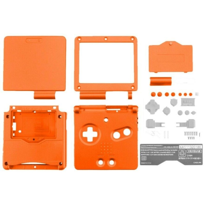 FULL HOUSING GAME BOY ADVANCE SP ORANGE