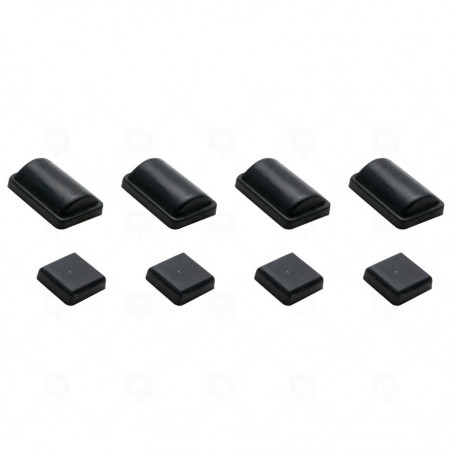 RUBBER LEGS BASE NINTENDO WII BLACK  SET 8 PCS  