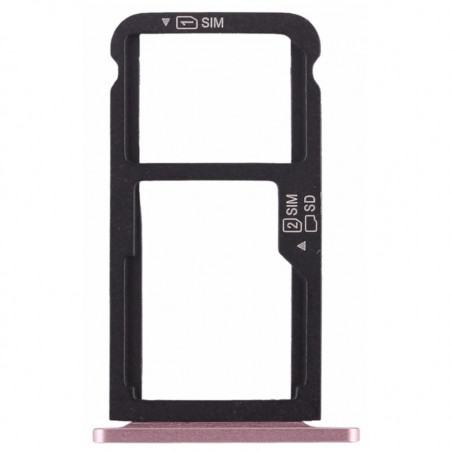 SIM CARD TRAY HONOR 6C / HUAWEI ENJOY 6S PINK