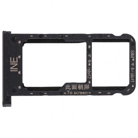 SIM CARD TRAY HUAWEI P SMART PLUS / NOVA 3I BLACK