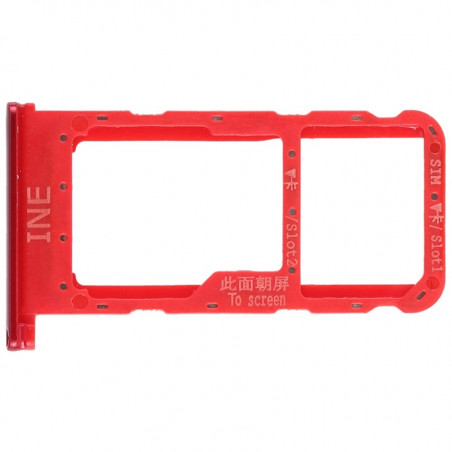 SIM CARD TRAY HUAWEI P SMART PLUS / NOVA 3I RED