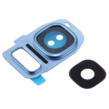 CAMERA GLASS   FRAME SAMSUNG GALAXY S7 EDGE BLUE