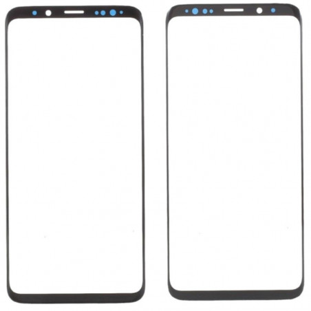 FRONT GLASS SAMSUNG GALAXY S9 BLACK