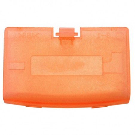 COVER BATTERY GAME BOY ADVANCE TRANSPARENT ORANGE