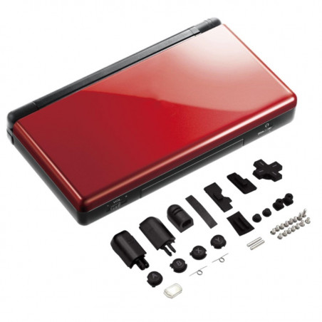 FULL HOUSING NINTENDO DS LITE RED BLACK