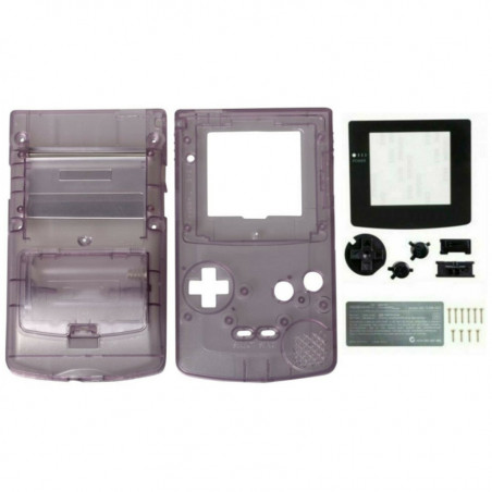 FULL HOUSING GAME BOY COLOR CLEAR PURPLE