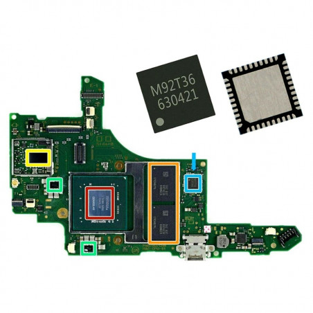 CHIP IC M92T36 CONTROLADOR VOLTAJE NINTENDO SWITCH