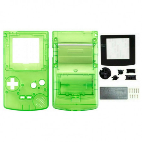 FULL HOUSING GAME BOY COLOR TRANSPARENT GREEN