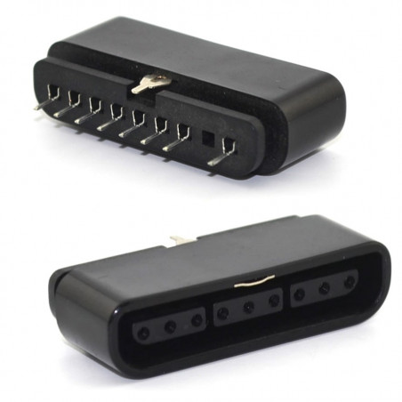 FEMALE CONNECTOR CONTROLLER PS2  180º 