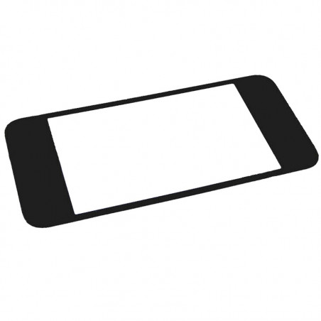 FRONT GLASS  UPPER  NINTENDO NEW 2DS XL BLACK