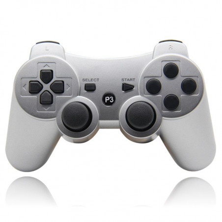 CONTROLLER WIRELESS PS3 SILVER