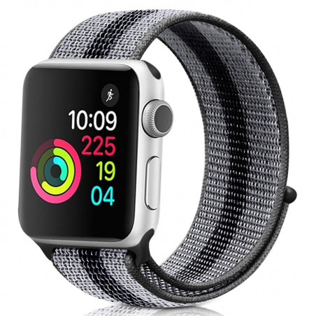 WATCHBAND APPLE SERIES 2/3/4/5/6 BLACK GRAY