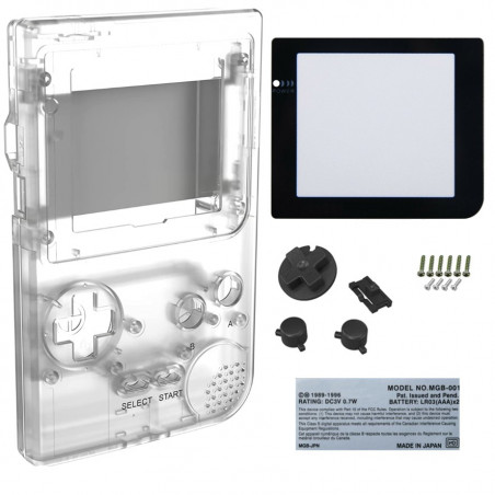 FULL HOUSING GAME BOY POCKET CLEAR / TRANSPARENT
